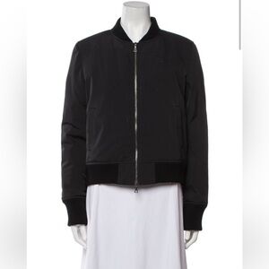 Theory Black Bomber Jacket